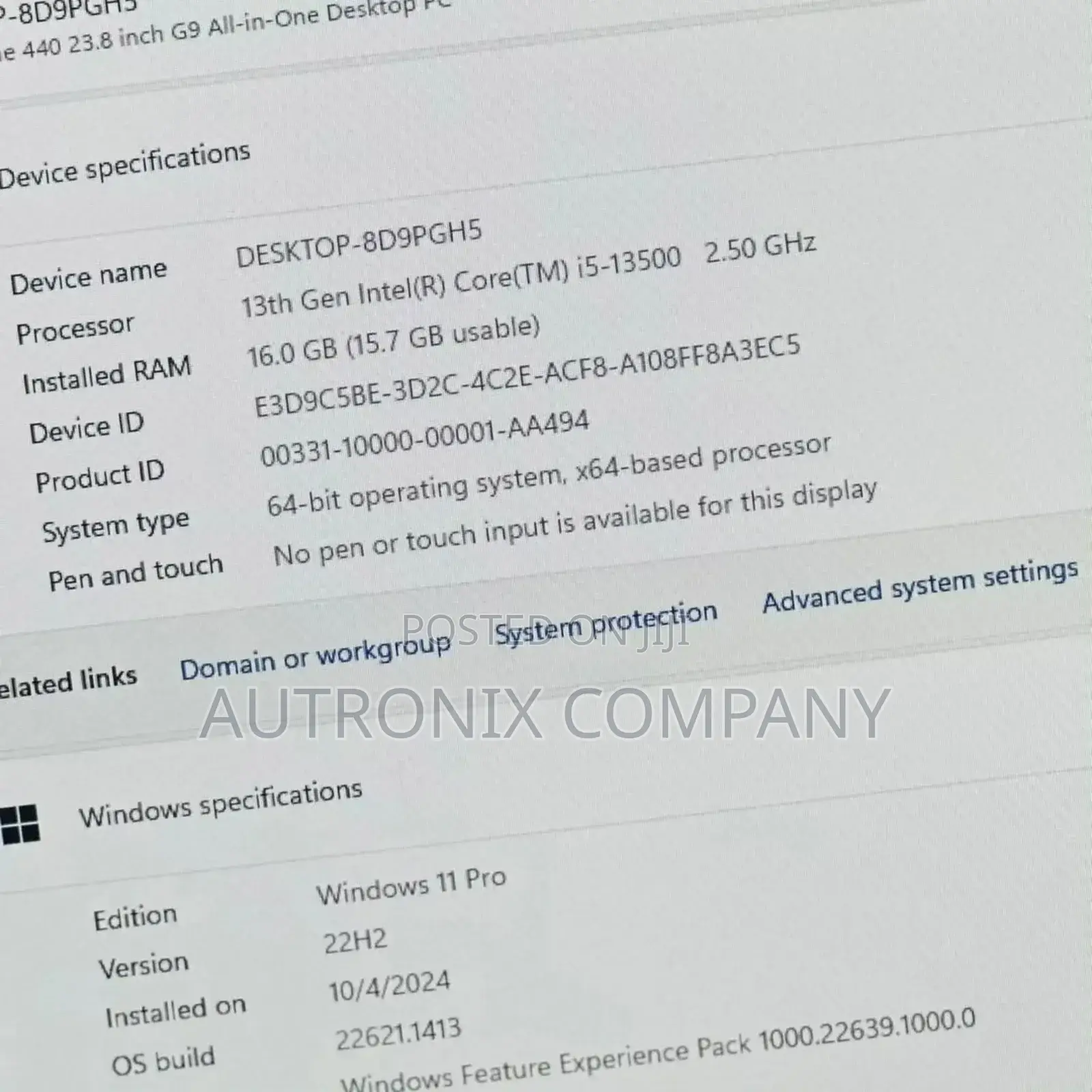 New Desktop Computer HP 16GB Intel Core I5 SSD 512GB