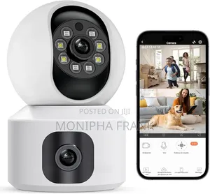 Dual Lens CCTV Camera, 4g It Rotate Angle 360°