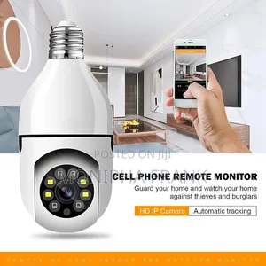 PTZ Bulb Camera Easy Installation to Light Bulb Socket