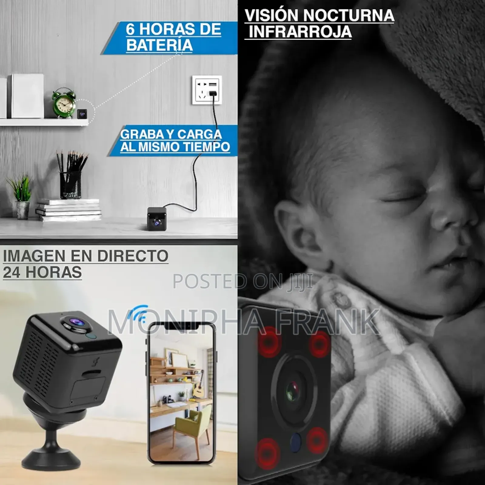Spy Black 4g CCTV Camera