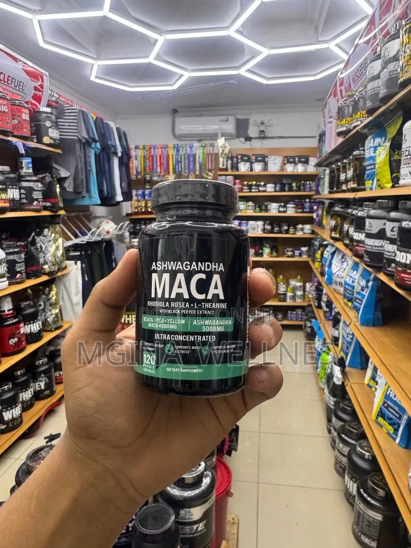 Ashwagandha Maca Root Black, Rhodiola Rosea L-Theanine