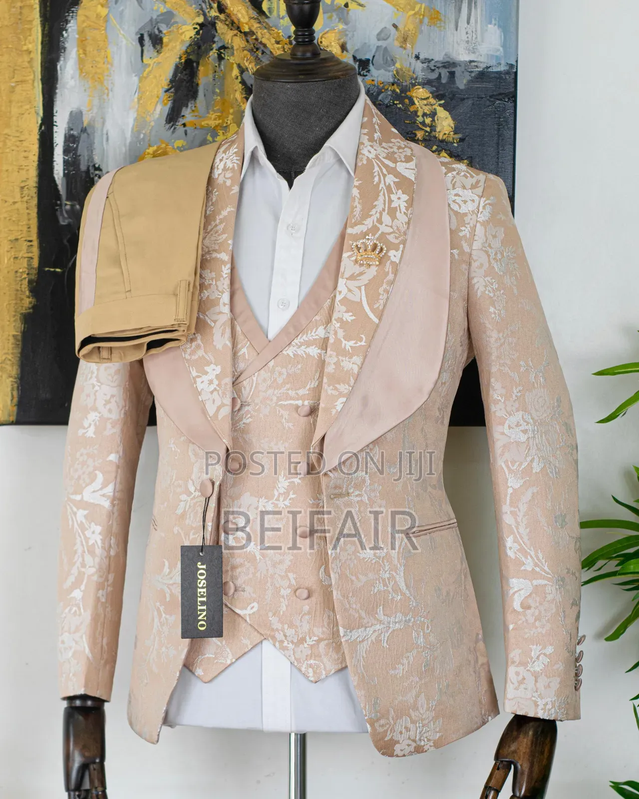 Cream Men's Suits