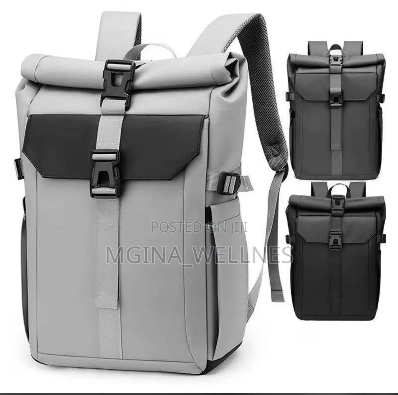 Laptop Backpack Men 15.6 Inch Roll Top Backpac