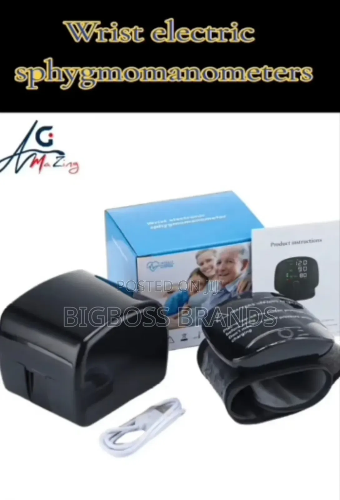 Wrist Electric Sphygmomanometer Bp Machine