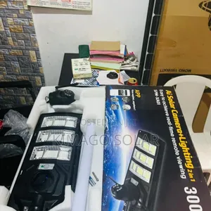 Taa Ya Solar 450w Yenye Kamera Ulinzi Usiku Na McHana