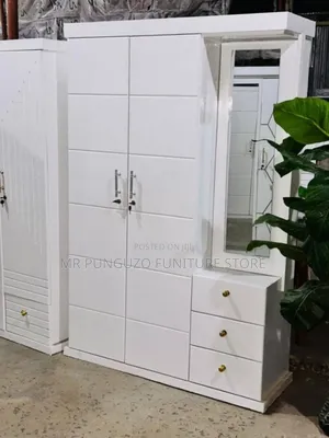 Kabati Milango Miwili Na Dressing Pembeni Classic Sana