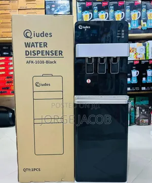 Qiudes Brand Water Dispenser, Model Afk-1038-Black
