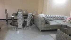 Photo - Dinning Table 6chairs Sofa Leather Coach Set