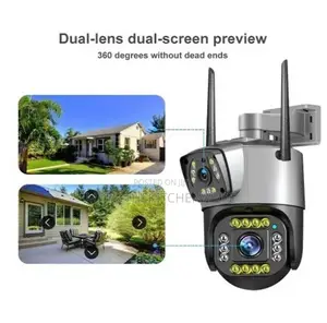 V380 Pro Dual-Lens Outdoor Security Camera