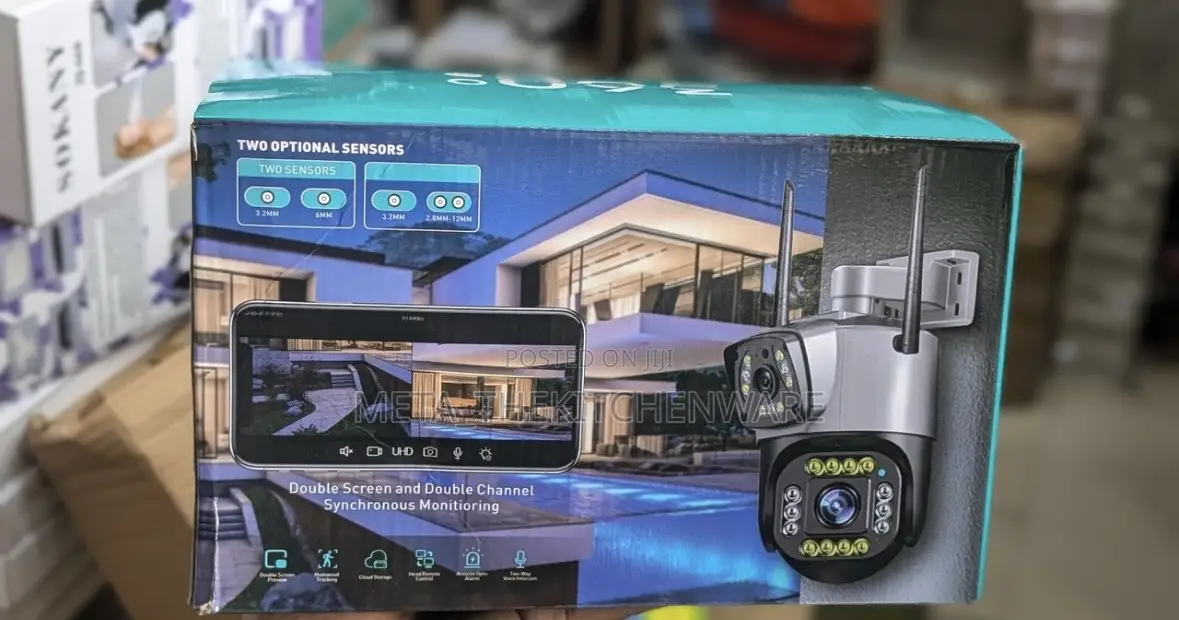 V380 Pro Dual-Lens Outdoor Security Camera