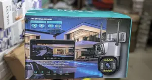 V380 Pro Dual-Lens Outdoor Security Camera