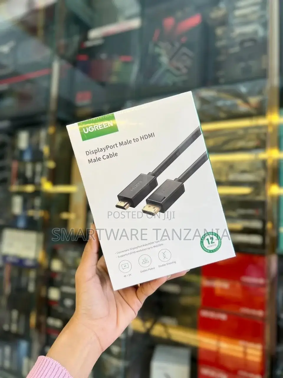 Ugreen Displayport To Hdmi Cable Dp Male To Hdmi Male