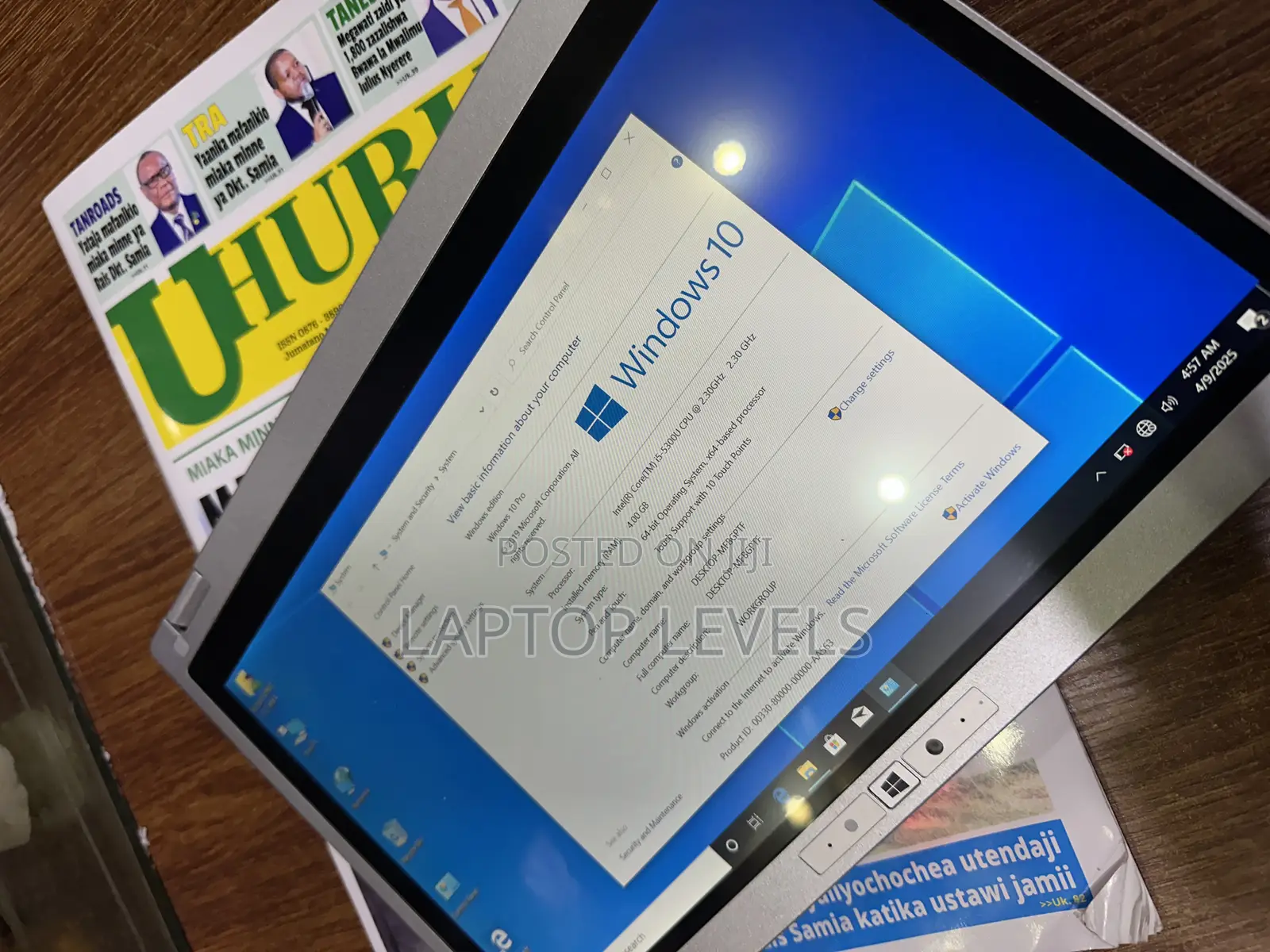 Laptop Panasonic Toughbook CF-MX4 4GB Intel Core I5 SSD 128GB