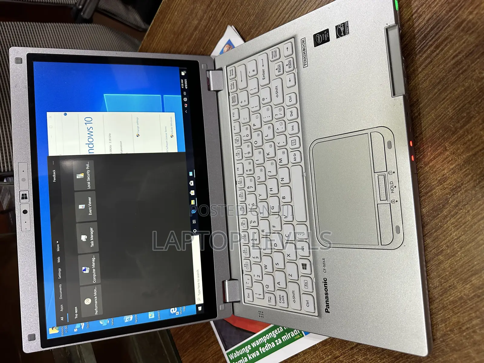 Laptop Panasonic Toughbook CF-MX4 4GB Intel Core I5 SSD 128GB