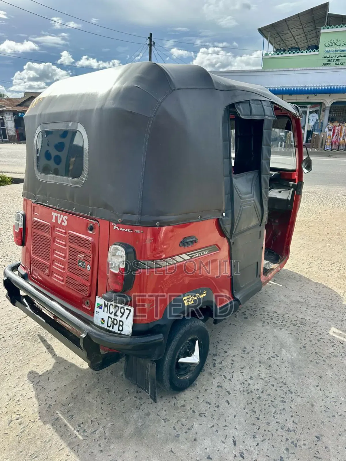 TVS King Deluxe Plus iTouch Start 2023 Red