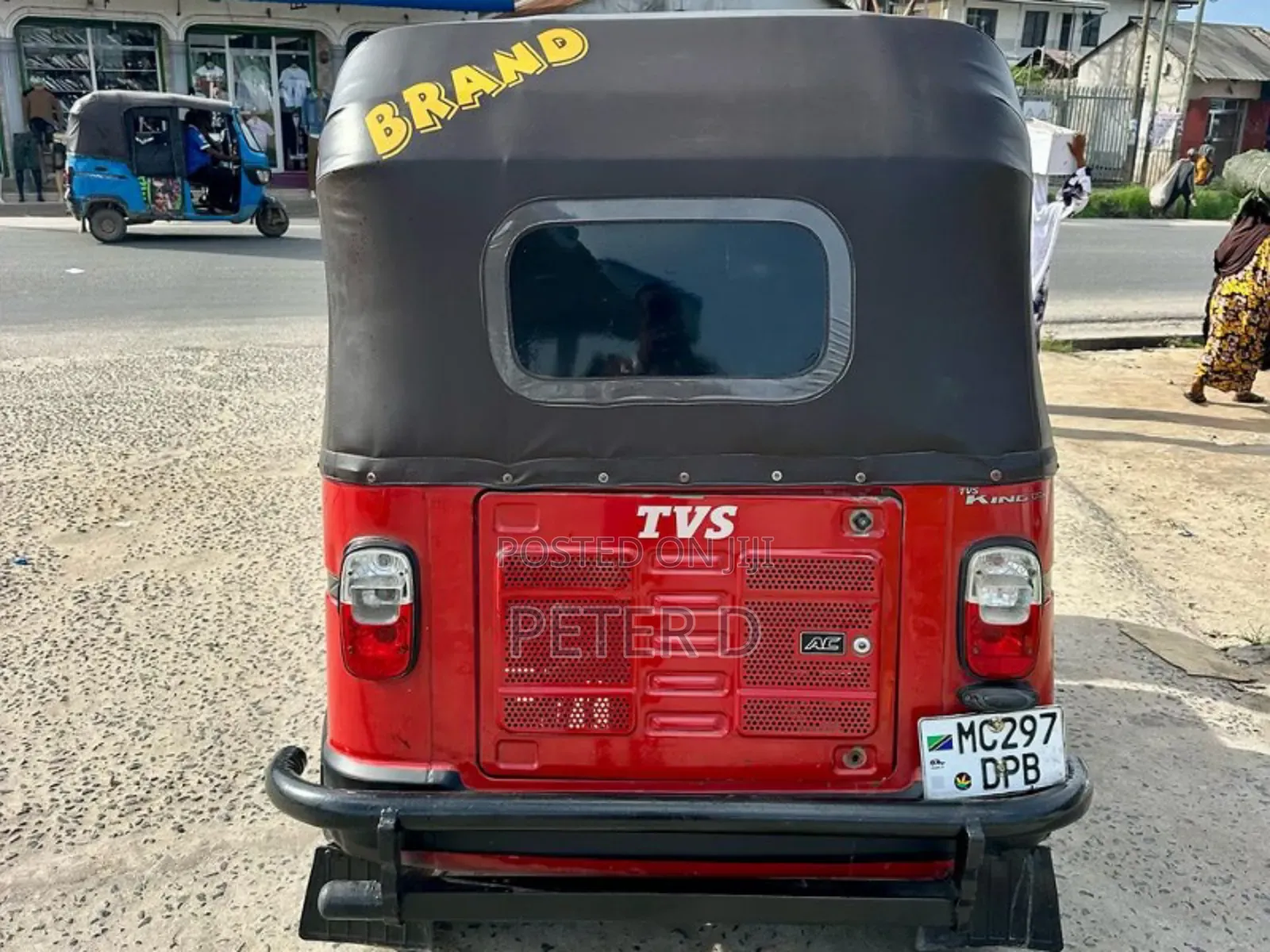 TVS King Deluxe Plus iTouch Start 2023 Red