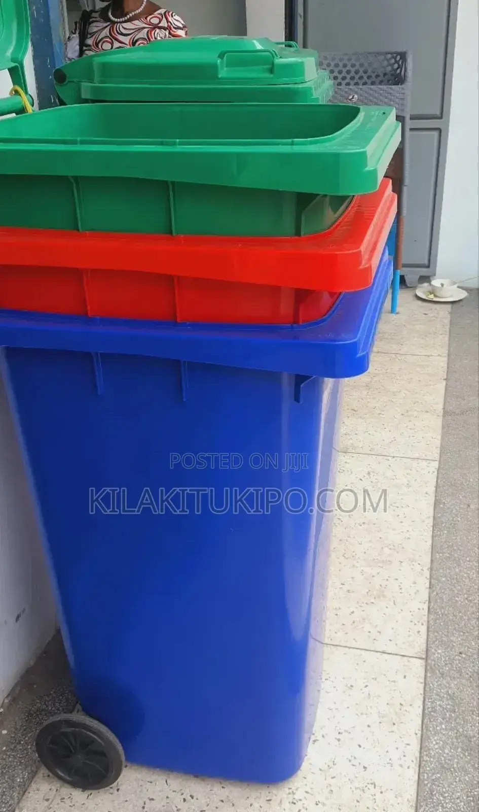 Plastic Dustbin Hands Free Convenience 250l,120l, 100l