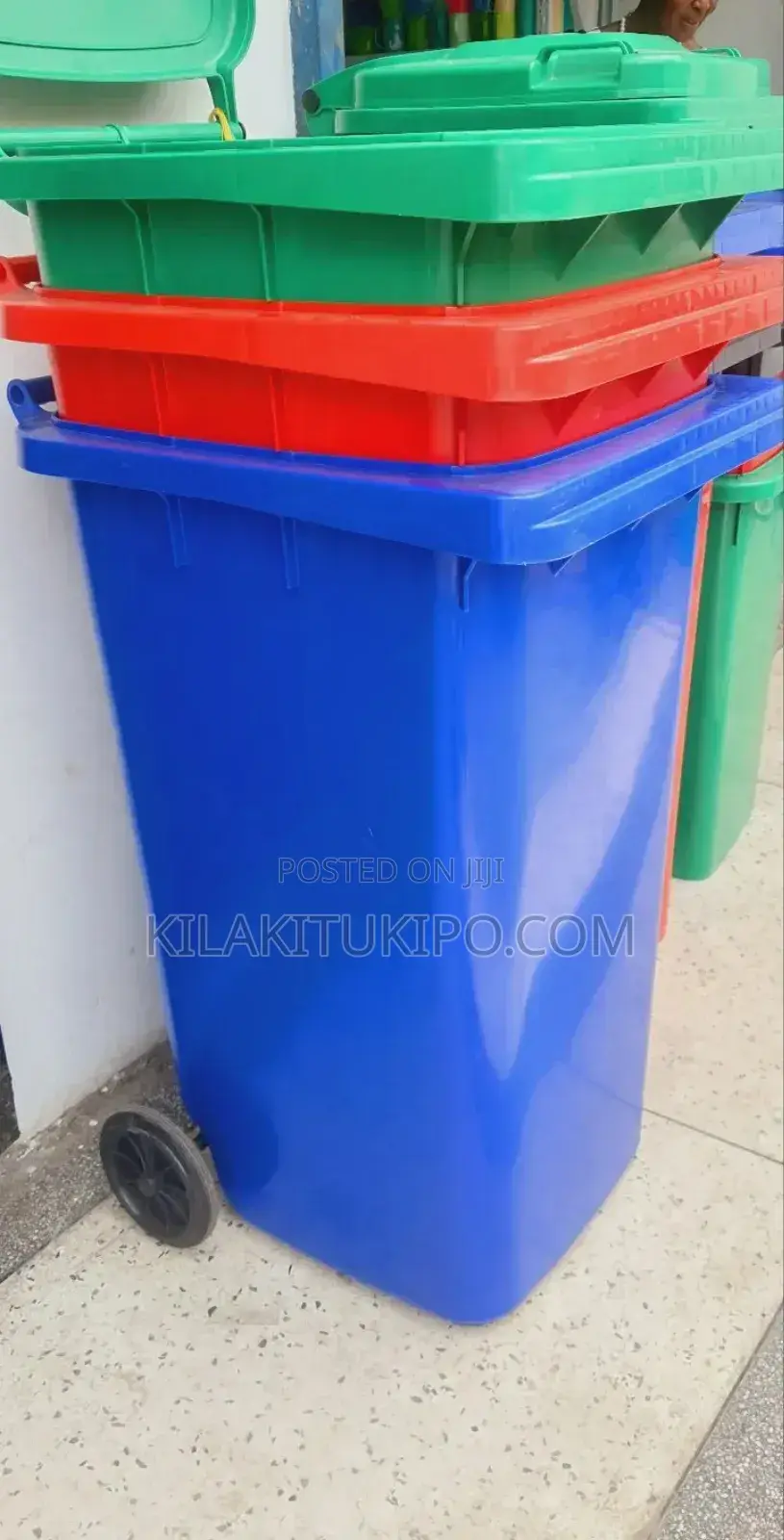 Plastic Dustbin Hands Free Convenience 250l,120l, 100l