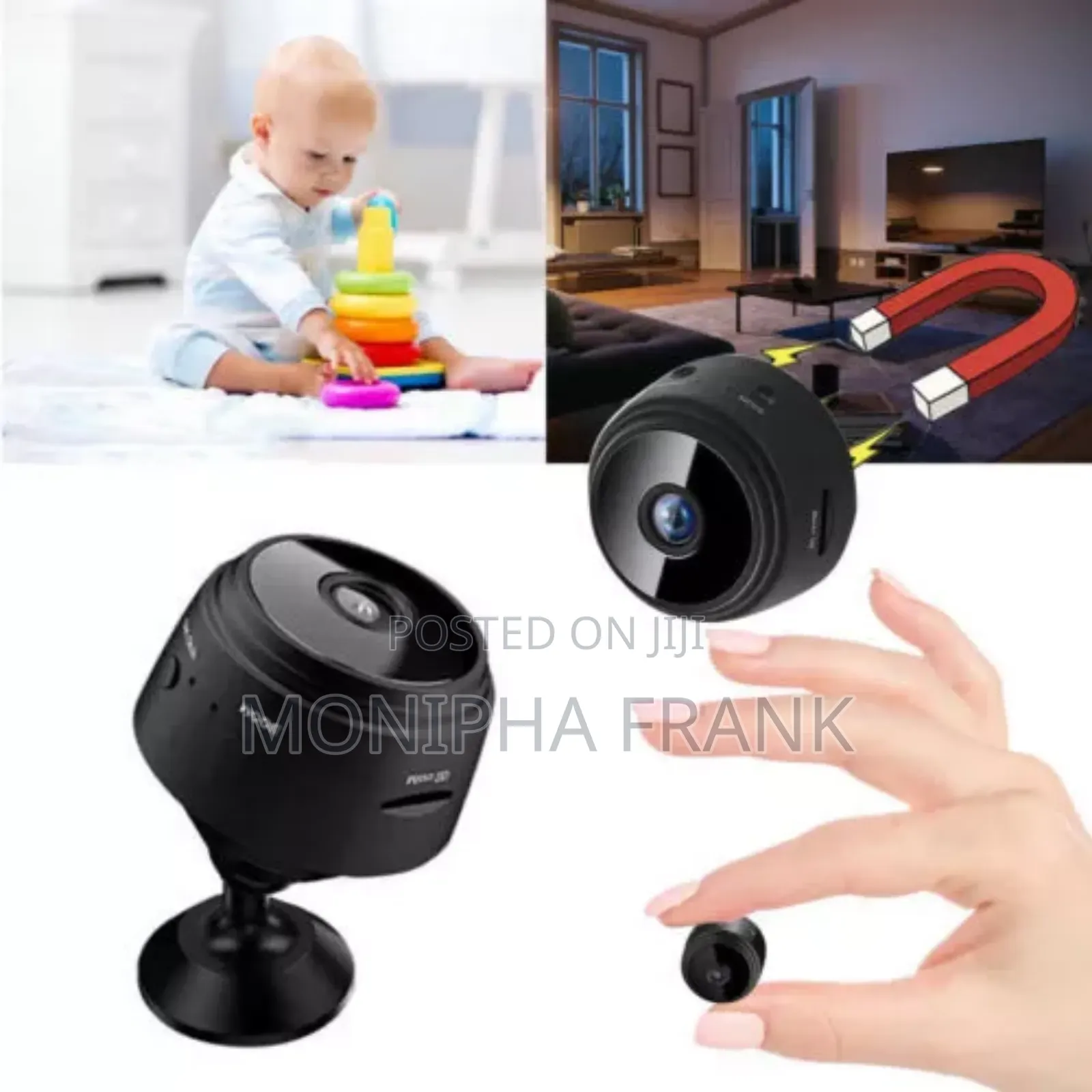 Camera A9 Mini Spy Camera Inatumia Mobile Hotshot Na Wi-Fi