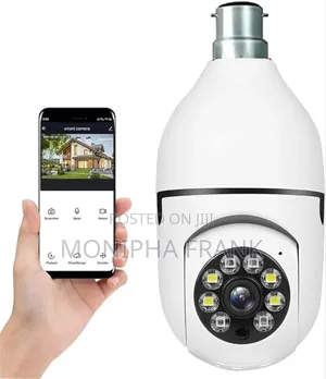 CCTV Bulb Camera Inatumia Wi-Fi Easy Installation