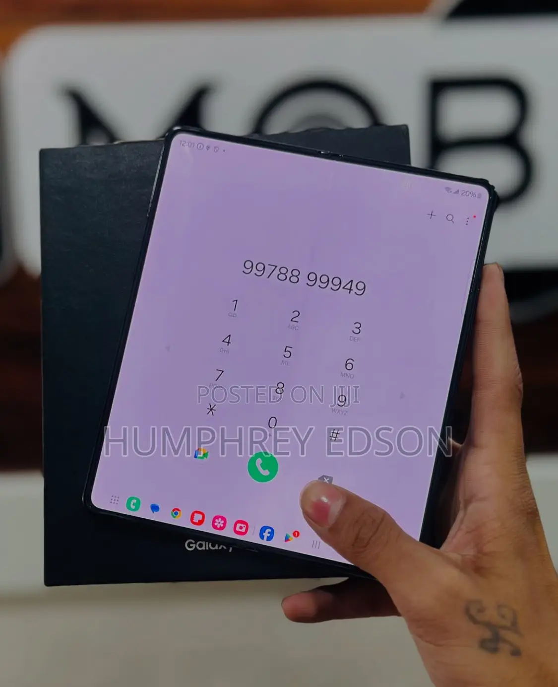 New Samsung Galaxy Z Fold 5 256 GB Black