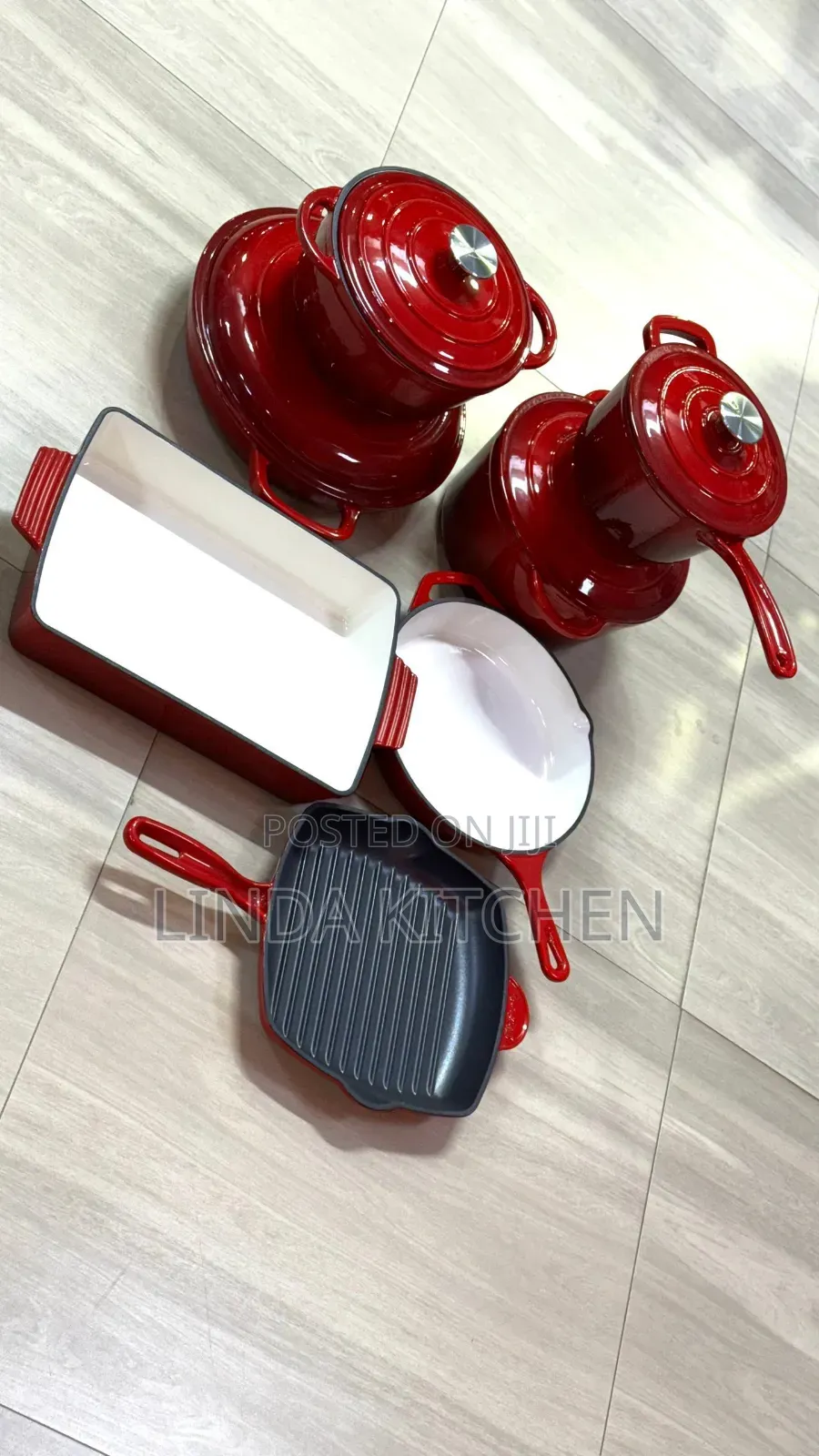 Iron Cost Sufuria Ya 7pcs