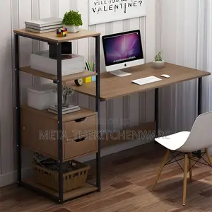 Computer Desk With Shelves and Drawers (Working Desk)