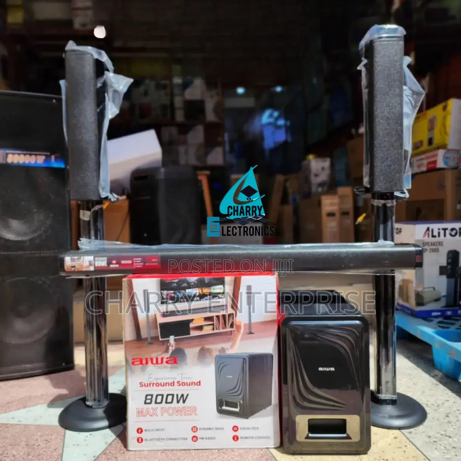 Aiwa Original Wireless Soundbar From Japan 800w 3speakers