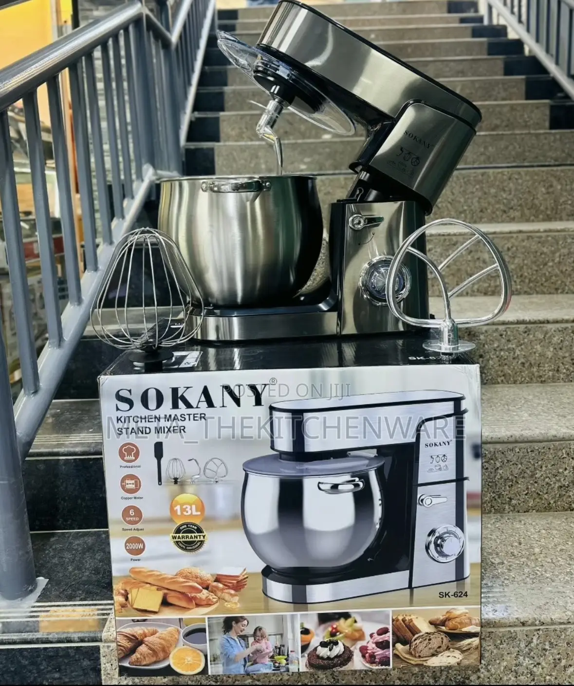Sokany Stand Mixer 13l