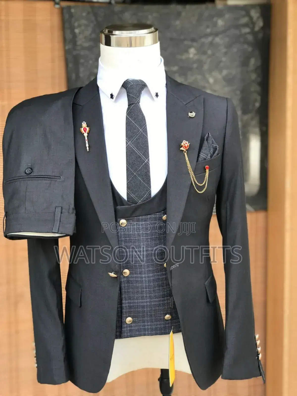 New Smart Suit in Charcoal Grey Color