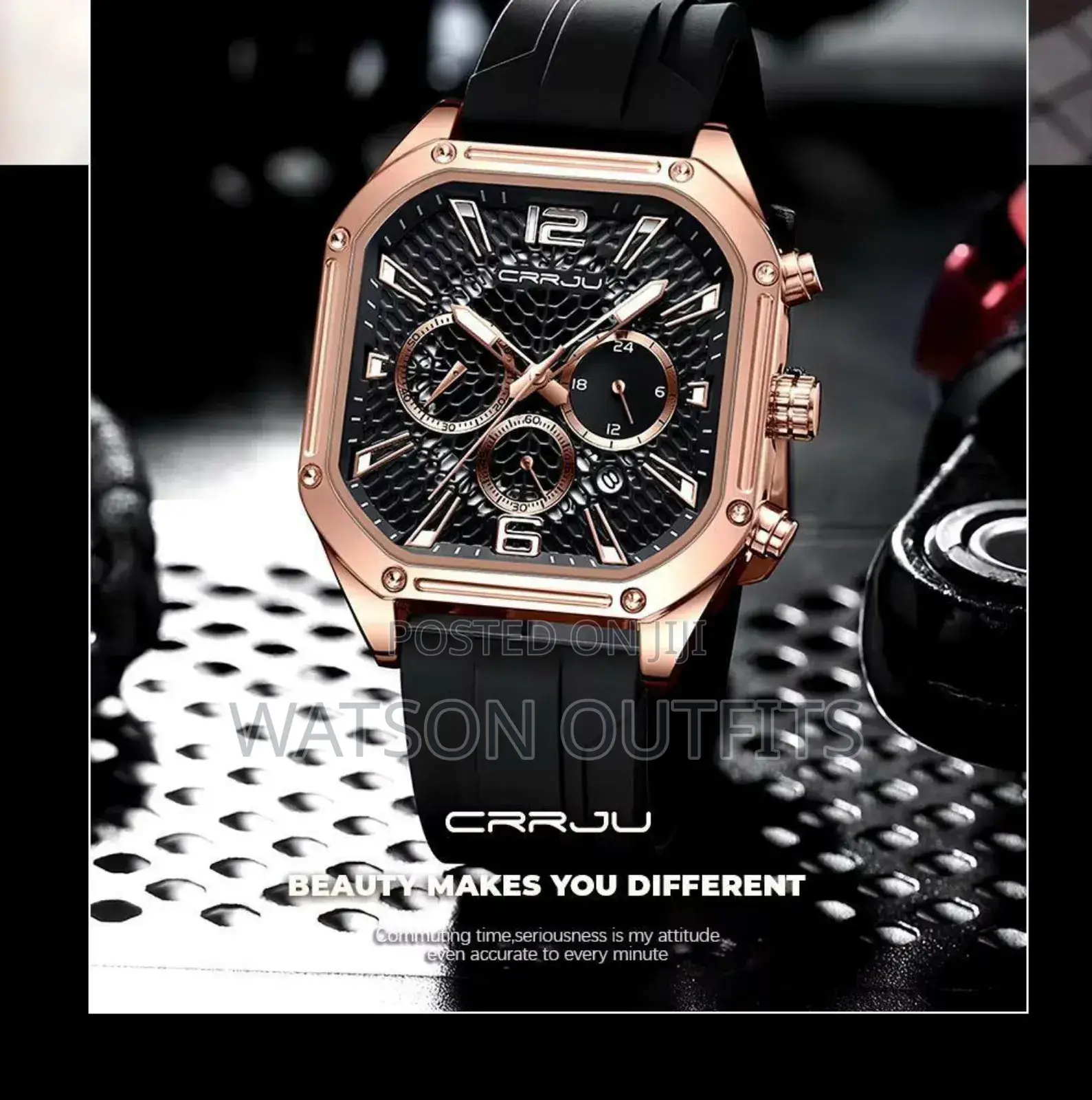 Crrju Lige Design Watches Za Chuma Rubber