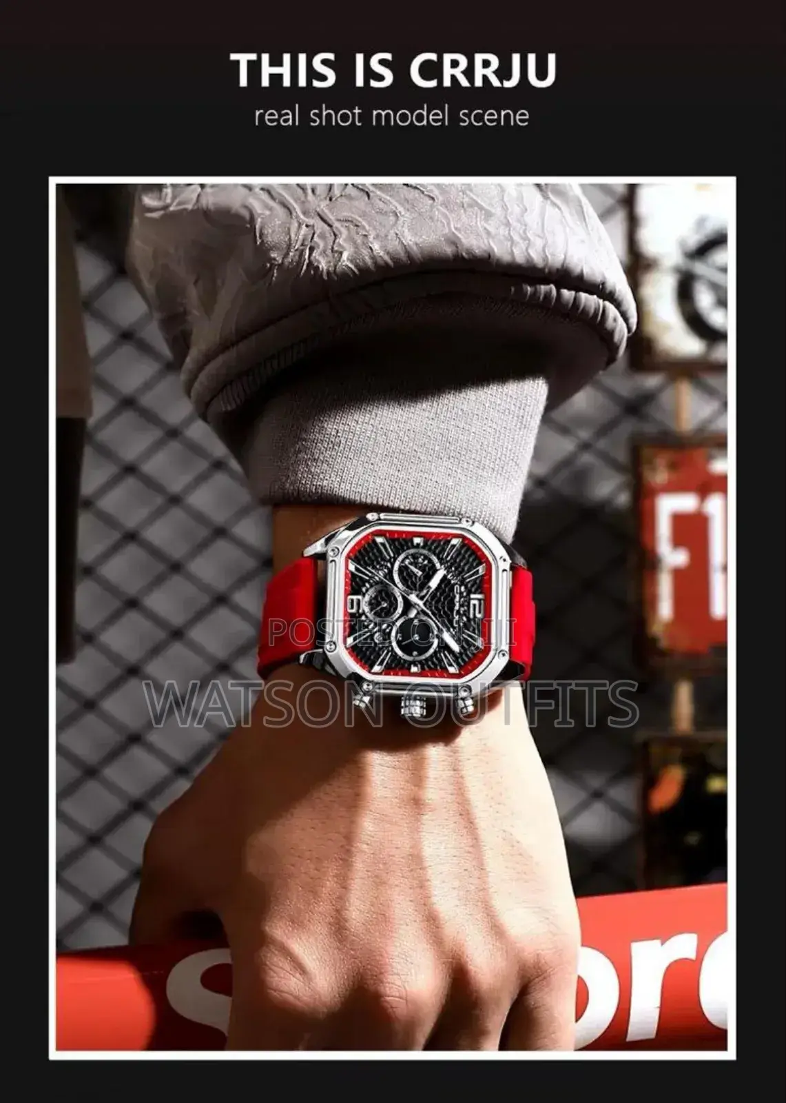 Crrju Lige Design Watches Za Chuma Rubber