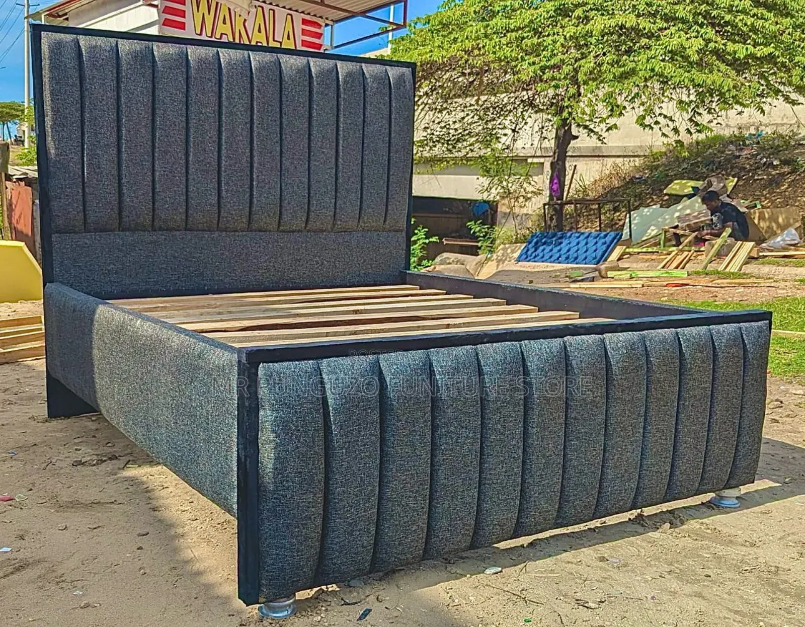 Kitanda Bed Sofa Blue 5/6