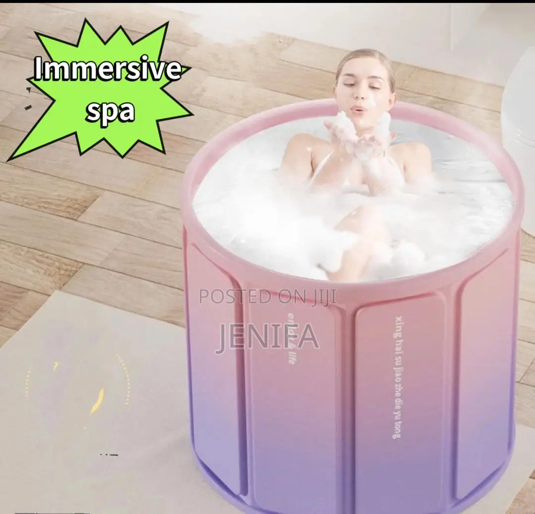 Portable Folding Bath Tube, Hot Cold Water