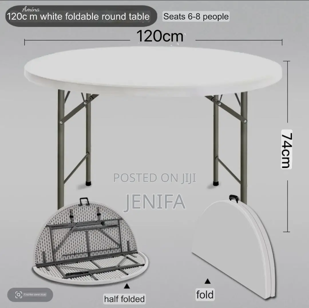 Foldable Round Table