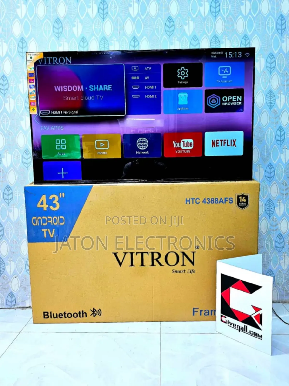 Vitron 43 Inches Smart Android Tv