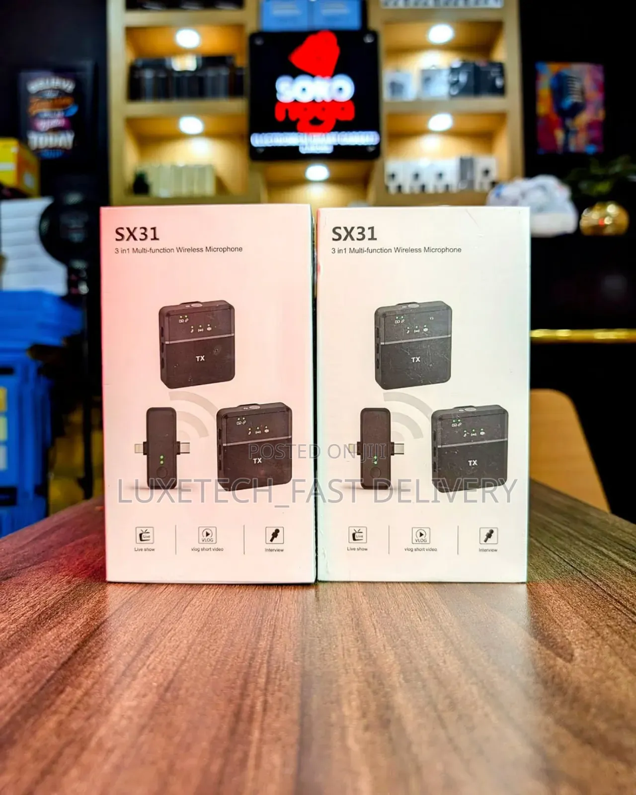 Sx31 3-in-1 Wireless Lavalier Mic