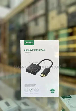 Photo - Displayport Male To Vga Female Active Adapter Converter