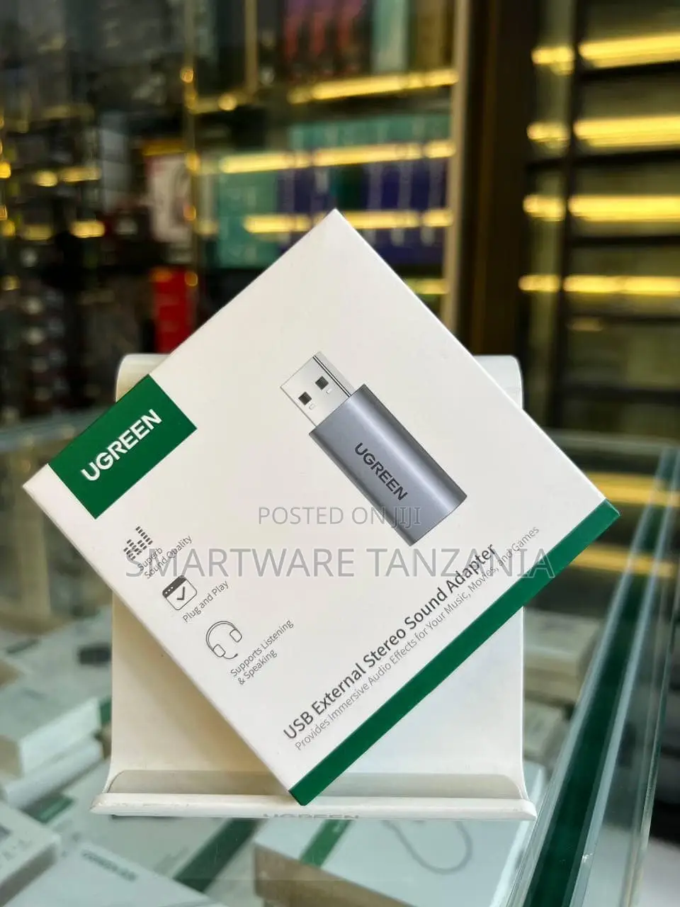 Ugreen Usb To 3.5mm Jack External Sound Card Audio Adapter