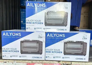 Ailyons Electric Mini Oven 48l With 2 Hotplates