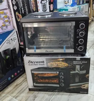 Skywood Electric Oven 40 Liter With 2 Hotplates