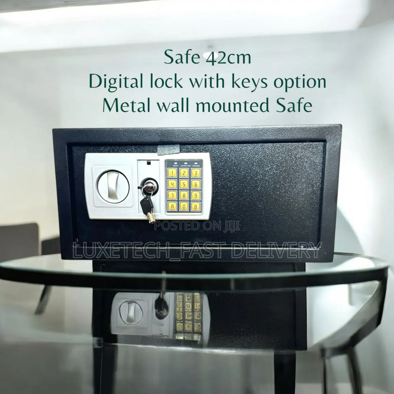 Digital Safe Box 42cm With Dual Lock System