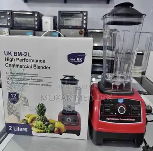 Mr Uk Commercial Blender, Model: Mr-Bg207 Bm New, 2liters