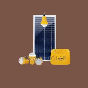 Solar System Bora Kwa Taa 4 Za Nyumba Na Simu
