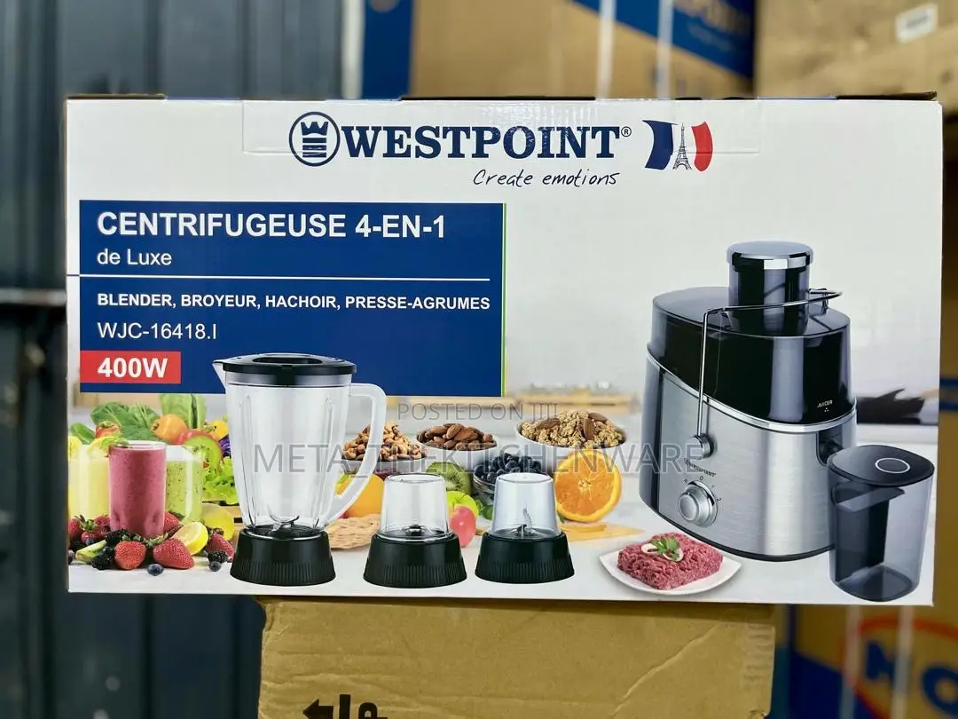 Westpoint Juicer Extractor 4 in 1 400w