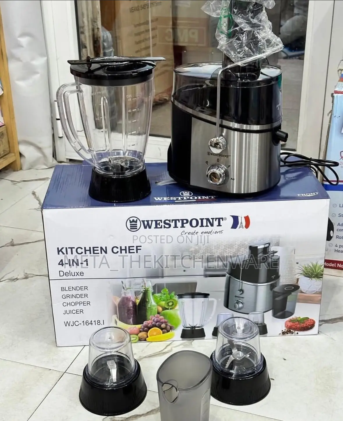 Westpoint Juicer Extractor 4 in 1 400w