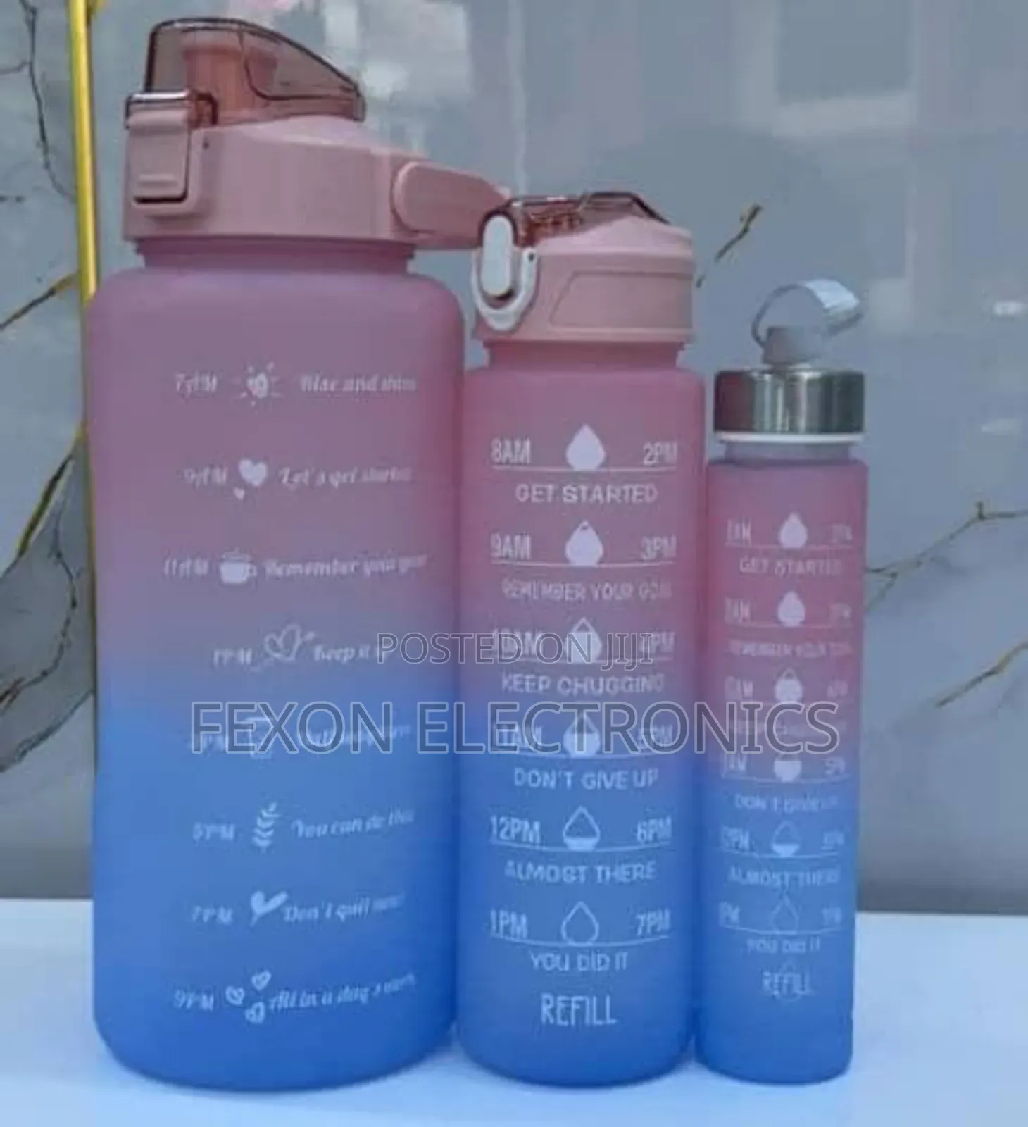 Water, Juice Bottles