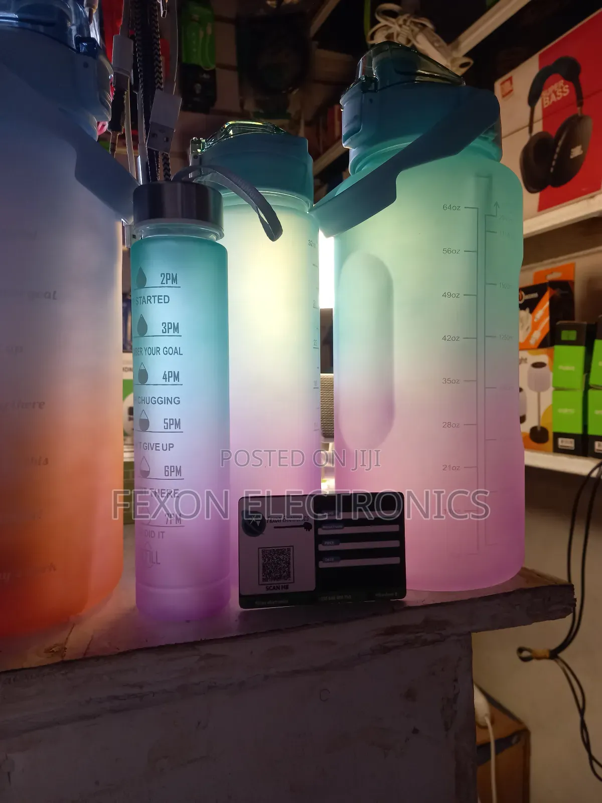 Water, Juice Bottles