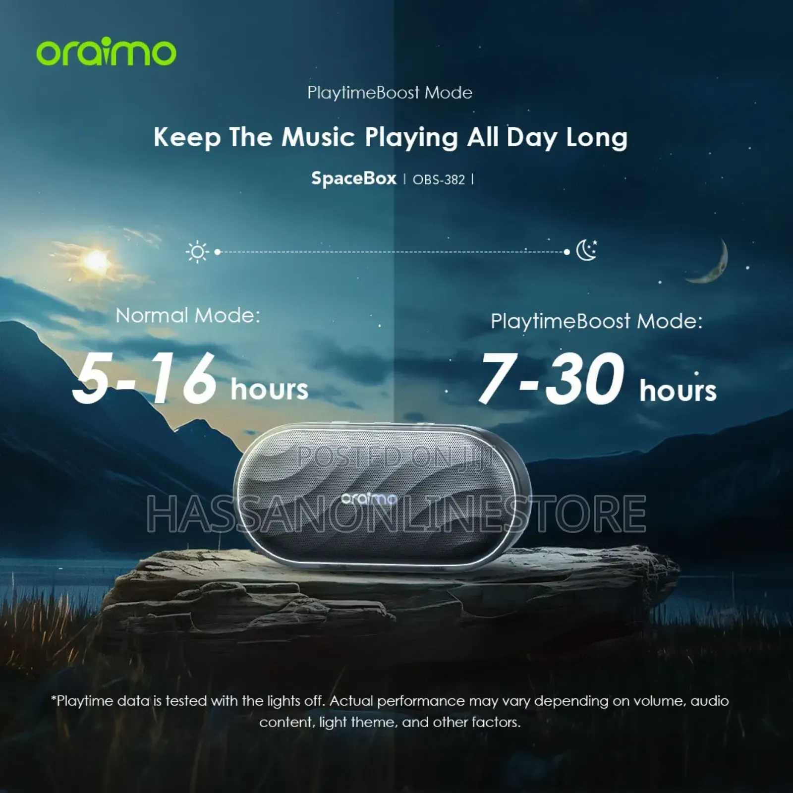 Oraimo Spacebox 8w Fm Wireless Speaker