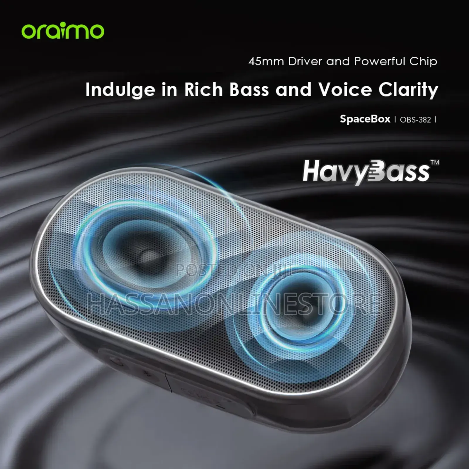 Oraimo Spacebox 8w Fm Wireless Speaker